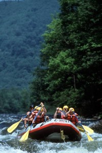 White water rafting at Zoar Outdoor